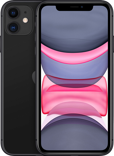 Смартфон Apple iPhone 11 64GB (черный) Б/У (категория A)