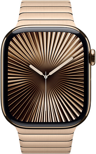 Умные часы Apple Watch Series 10 (46mm) Titanium with Link Bracelet (золотой)