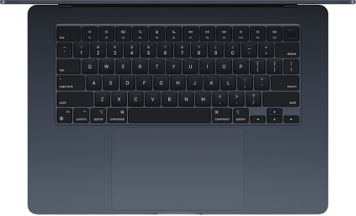 Ноутбук Apple MacBook Air 13 (M2, 2024) 16/256GB (MC7X4) US, английская раскладка (темная ночь)