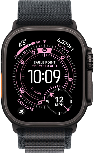 Умные часы Apple Watch Ultra 3 (Black) 49mm альпийская петля (черный) Large